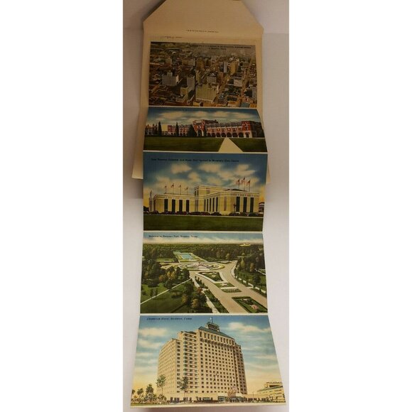 Houston Texas, Postcard folder, 1930s, (PA57) - Picture 3 of 6